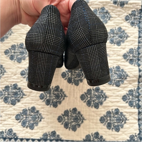 Stuart Weitzman FRAMEF5 Pewter Scotch Woven Pumps – Size 8 - Picture 8 of 10